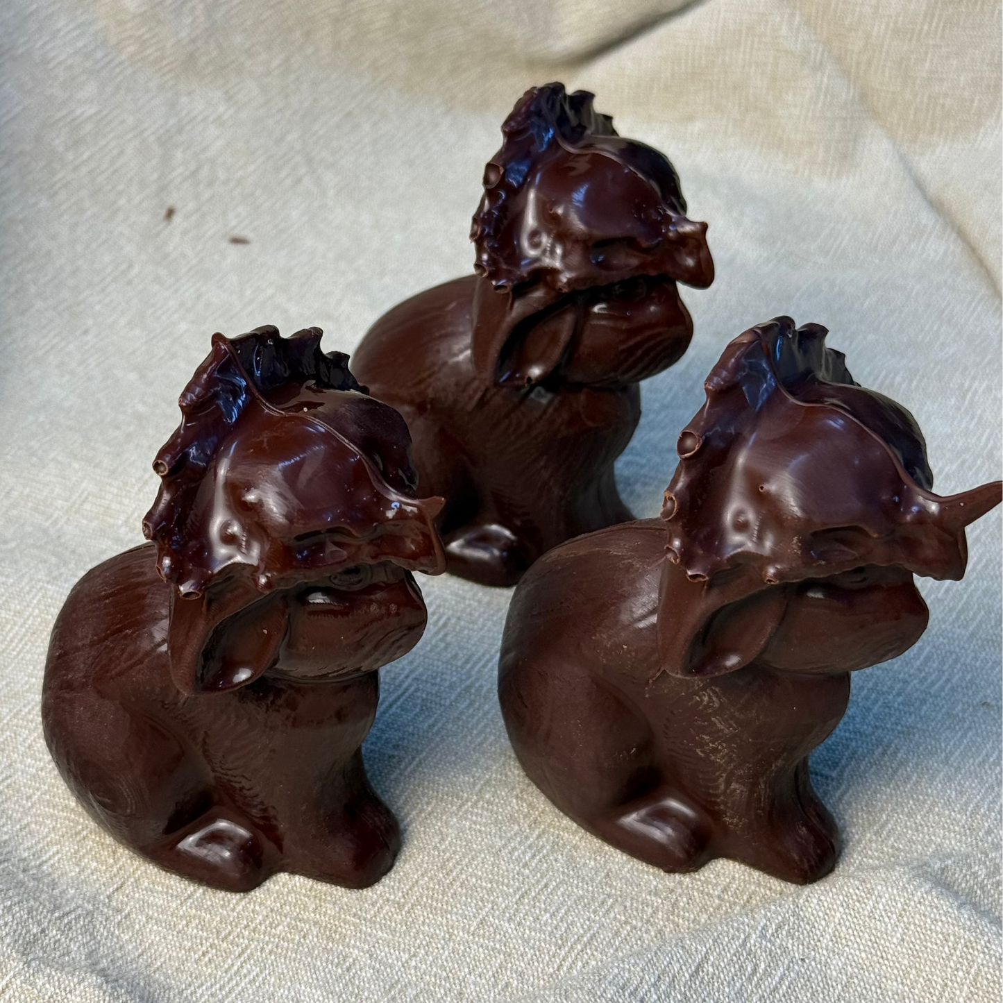easter chocolate bunny dinosaur