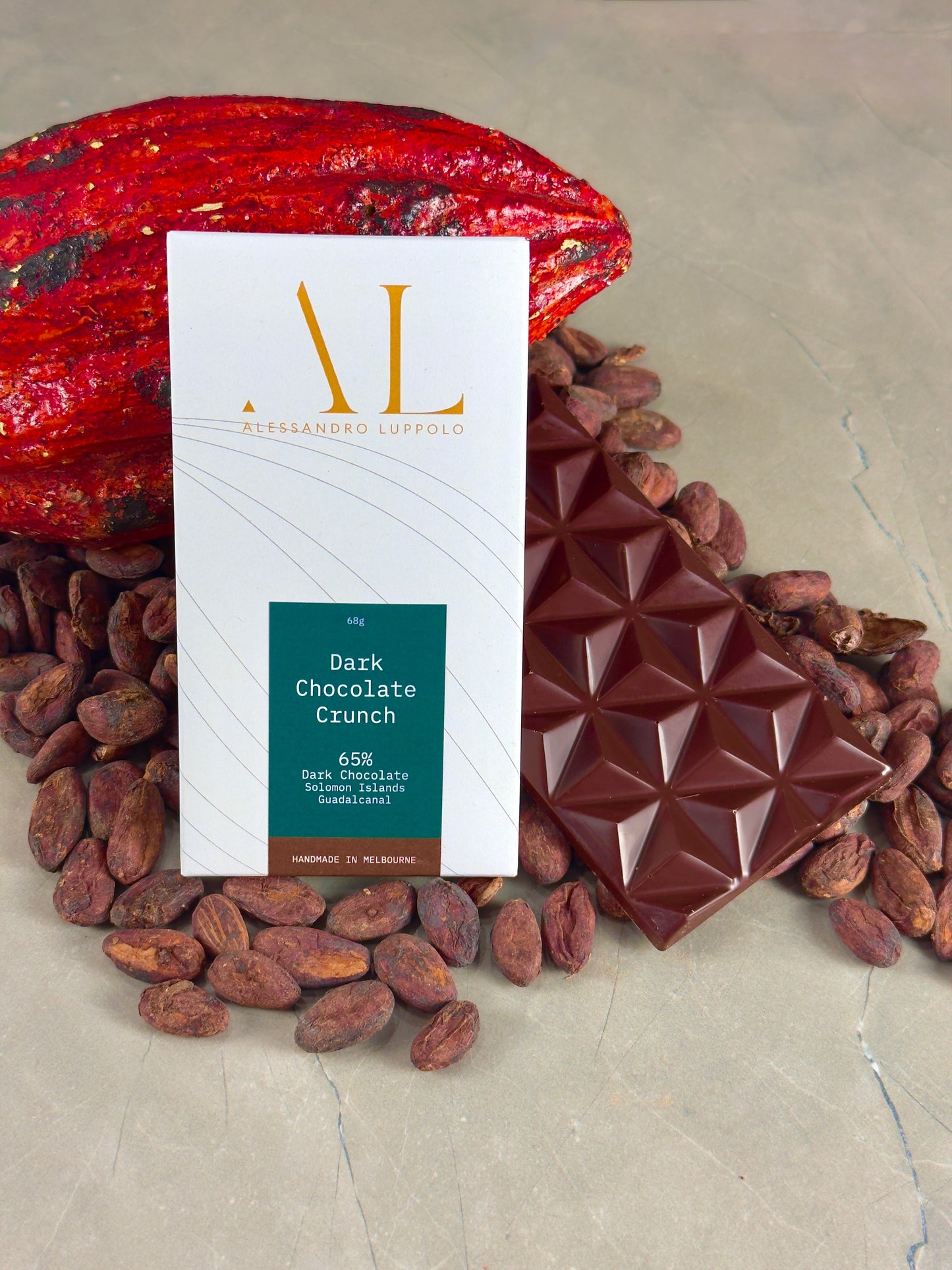 65% Dark Chocolate Crunch - Solomon Islands