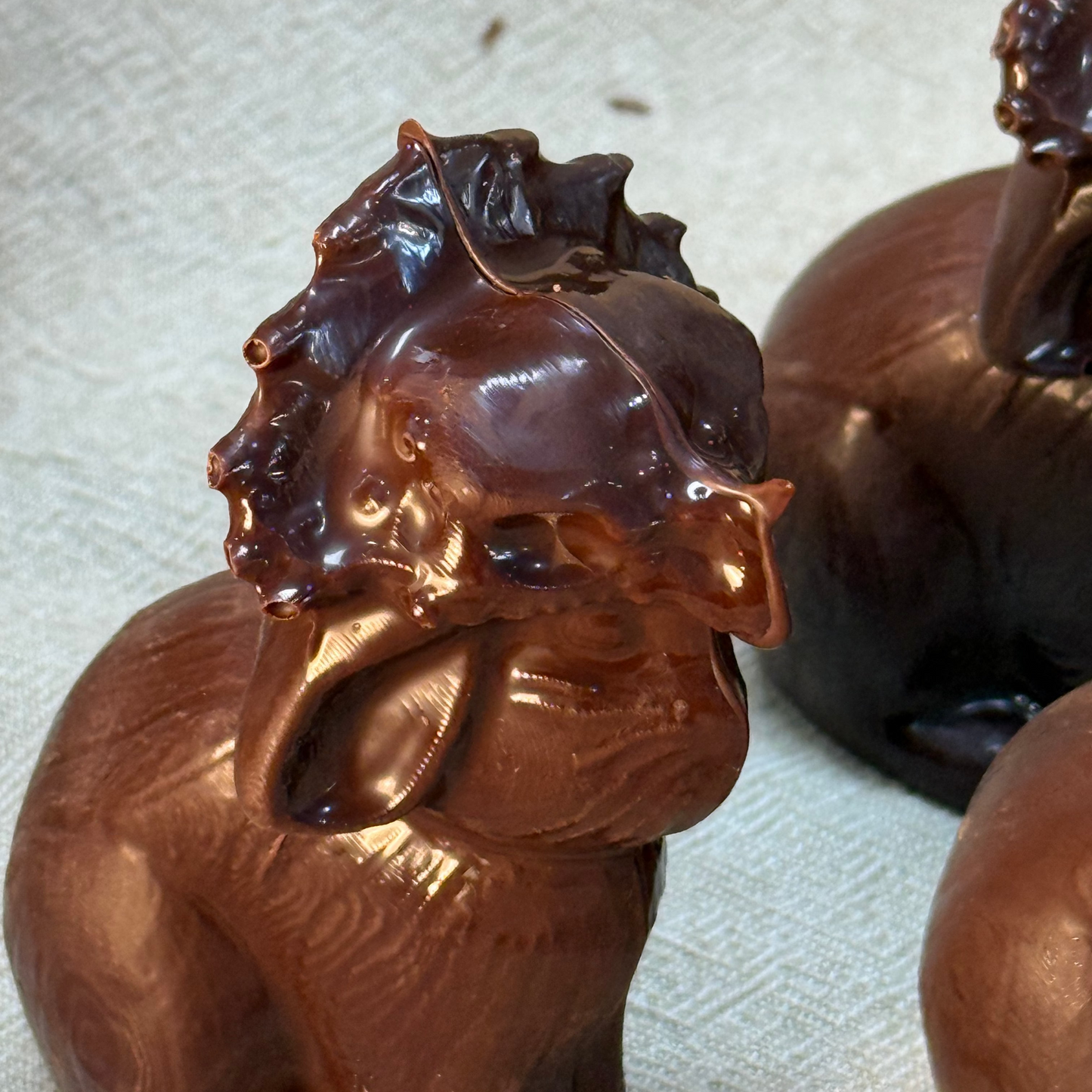 easter chocolate bunny dinosaur