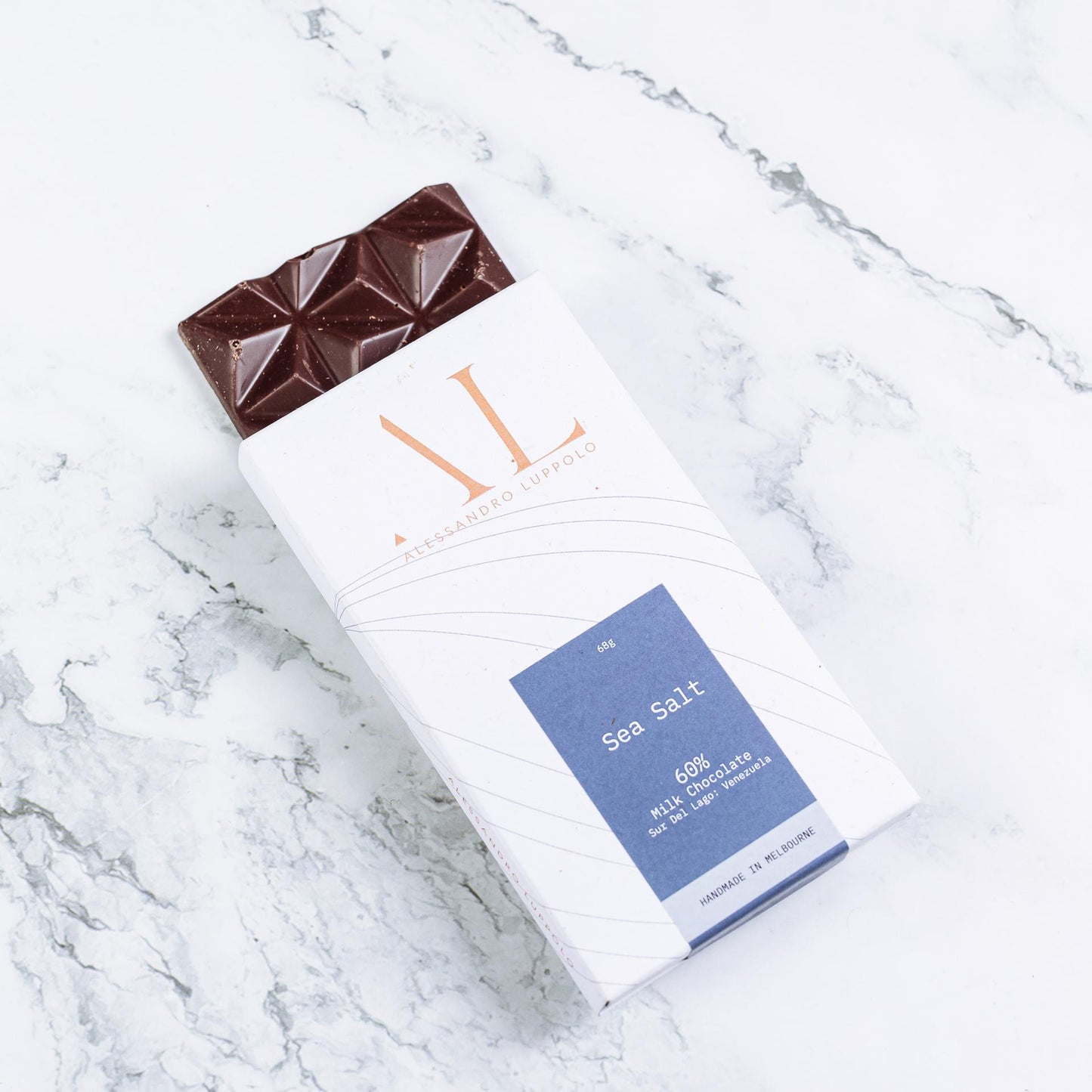 60% milk chocolate with sea salt